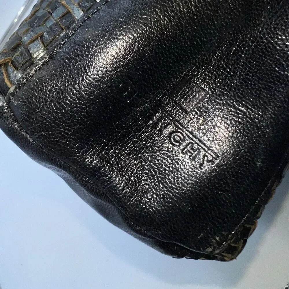 Givenchy Vintage Woven Signature with Acrylic Handles